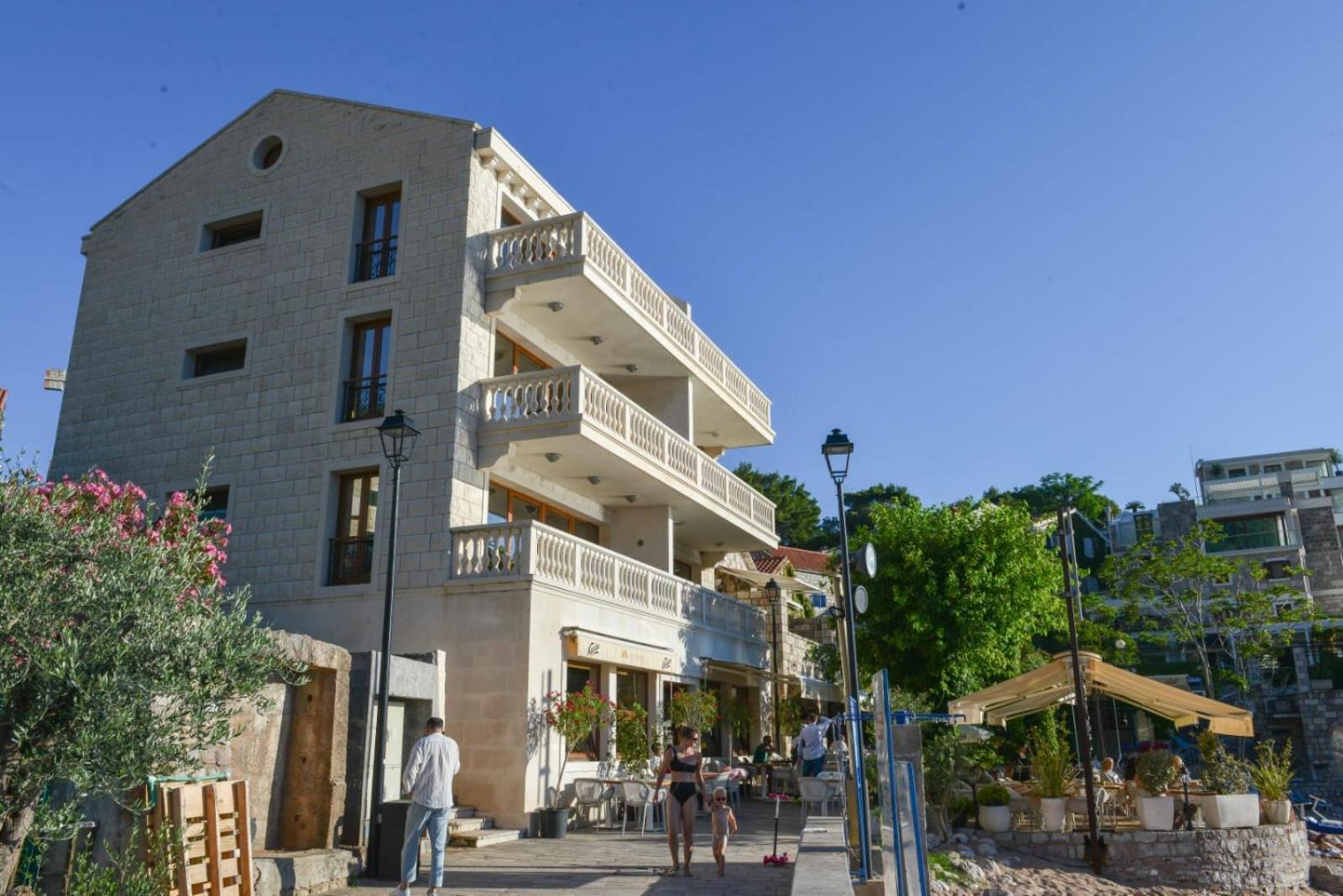 Przno Luxury Apartments Свети Стефан Стая снимка